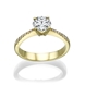 Picture of 0.58 Total Carat Classic Engagement Round Diamond Ring