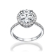 Picture of 2.53 Total Carat Halo Engagement Round Diamond Ring