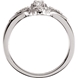 Picture of 0.33 Total Carat Three Stone Engagement Round Diamond Ring