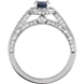 Picture of 0.63 Total Carat Halo Engagement Round Diamond Ring