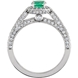 Picture of 0.63 Total Carat Halo Engagement Round Diamond Ring