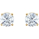 Picture of 1.00 Total Carat Stud Round Diamond Earrings