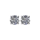 Picture of 1.00 Total Carat Stud Round Diamond Earrings