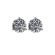 Picture of 1.50 Total Carat Stud Round Diamond Earrings