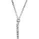 Picture of 0.13 Total Carat Letter Round Diamond Necklace