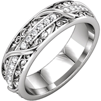 Picture of 0.33 Total Carat Eternity Wedding Round Diamond Ring