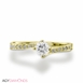 Picture of 0.43 Total Carat Classic Engagement Round Diamond Ring