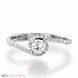 Picture of 0.35 Total Carat Classic Engagement Round Diamond Ring