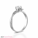 Picture of 0.56 Total Carat Designer Engagement Round Diamond Ring