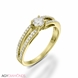 Picture of 0.66 Total Carat Designer Engagement Round Diamond Ring