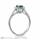 Picture of 0.55 Total Carat Halo Engagement Round Diamond Ring