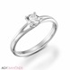 Picture of 0.50 Total Carat Solitaire Engagement Round Diamond Ring