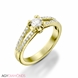 Picture of 0.69 Total Carat Designer Engagement Round Diamond Ring