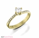 Picture of 0.62 Total Carat Classic Engagement Round Diamond Ring