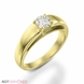 Picture of 0.25 Total Carat Solitaire Engagement Round Diamond Ring