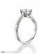 Picture of 0.92 Total Carat Classic Engagement Princess Diamond Ring