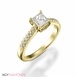 Picture of 0.62 Total Carat Classic Engagement Princess Diamond Ring