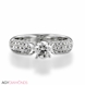 Picture of 0.68 Total Carat Classic Engagement Round Diamond Ring