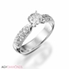 Picture of 1.28 Total Carat Classic Engagement Round Diamond Ring