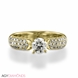 Picture of 0.68 Total Carat Classic Engagement Round Diamond Ring