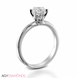 Picture of 0.90 Total Carat Solitaire Engagement Round Diamond Ring