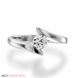 Picture of 0.40 Total Carat Solitaire Engagement Round Diamond Ring