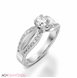 Picture of 0.69 Total Carat Designer Engagement Round Diamond Ring