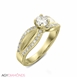 Picture of 0.79 Total Carat Designer Engagement Round Diamond Ring