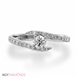 Picture of 0.74 Total Carat Designer Engagement Round Diamond Ring