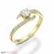 Picture of 0.49 Total Carat Designer Engagement Round Diamond Ring