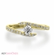 Picture of 0.49 Total Carat Designer Engagement Round Diamond Ring