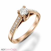 Picture of 0.32 Total Carat Classic Engagement Round Diamond Ring