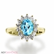 Picture of 1.27 Total Carat Halo Engagement Round Diamond Ring