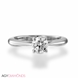 Picture of 0.53 Total Carat Classic Engagement Round Diamond Ring