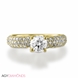 Picture of 0.95 Total Carat Classic Engagement Round Diamond Ring