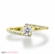 Picture of 0.37 Total Carat Designer Engagement Round Diamond Ring