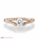 Picture of 0.46 Total Carat Designer Engagement Round Diamond Ring