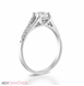 Picture of 0.76 Total Carat Designer Engagement Round Diamond Ring