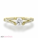 Picture of 0.46 Total Carat Designer Engagement Round Diamond Ring