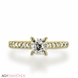 Picture of 0.91 Total Carat Classic Engagement Princess Diamond Ring