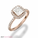 Picture of 1.10 Total Carat Classic Engagement Princess Diamond Ring