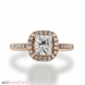 Picture of 1.10 Total Carat Classic Engagement Princess Diamond Ring