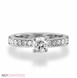 Picture of 0.58 Total Carat Classic Engagement Round Diamond Ring