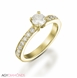 Picture of 0.58 Total Carat Classic Engagement Round Diamond Ring