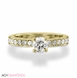 Picture of 1.18 Total Carat Classic Engagement Round Diamond Ring