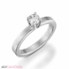 Picture of 0.25 Total Carat Solitaire Engagement Round Diamond Ring