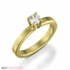 Picture of 0.25 Total Carat Solitaire Engagement Round Diamond Ring