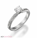 Picture of 0.41 Total Carat Classic Engagement Round Diamond Ring