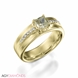 Picture of 0.62 Total Carat Designer Engagement Princess Diamond Ring