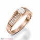 Picture of 0.78 Total Carat Designer Engagement Round Diamond Ring